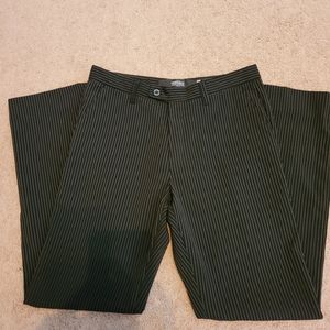 Versace size 31 black/white pinstriped pants